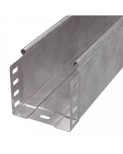 Лоток неперфорированный Стандарт HDZ 100х100х3000 (0,7 мм) (6 м/уп) Промрукав (PR16.1204) в Назрани Кабельные лотки Pintop.ru