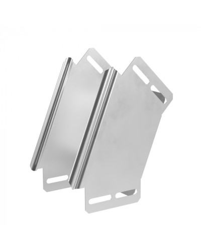 Угол вертикальный внешний 45 градусов Стандарт INOX (AISI 304) 100х100 Промрукав (PR16.2900) в Назрани Аксессуары для лотков Pintop.ru