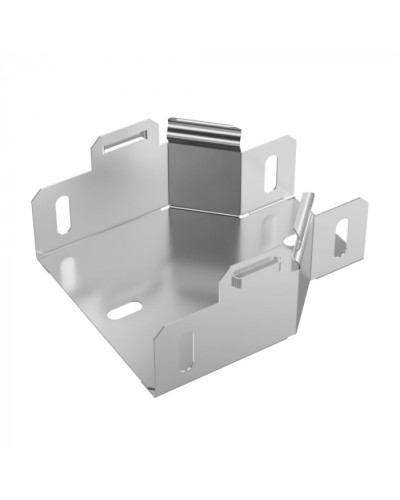 Переходник симметричный Стандарт INOX (AISI 304) 100х50х50 Промрукав (PR16.5919) в Назрани Аксессуары для лотков Pintop.ru