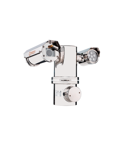 Взрывозащищенный термокожух на поворотной платформе для IP видеокамеры с ИК подсветкой Релион-PTZ-Exd-Н-В-ИК-СО 48В в Назрани Системы видеонаблюдения Pintop.ru