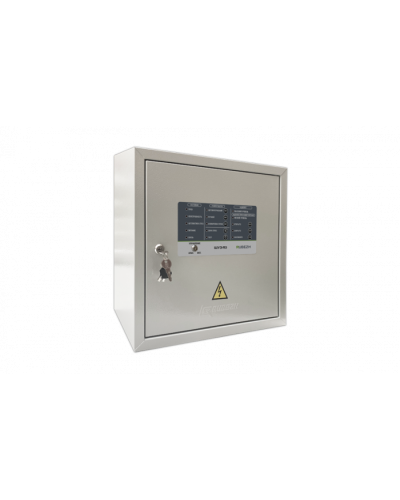 Шкаф управления адресный Рубеж ШУН/В-11-03-R3 IP54 в Назрани Адресная система пожарной сигнализации РУБЕЖ Pintop.ru