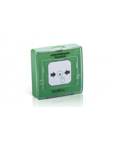 Устройство дистанционного пуска адресное Рубеж УДП 513-11ИКЗ-R3 ВЫЗОВ ПОМОЩИ, цвет зеленый в Назрани Адресная система пожарной сигнализации РУБЕЖ Pintop.ru