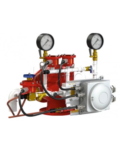 Узел управления дренчерный с пневмоприводом Спецавтоматика УУ-Д150/1,6 (П0,028)-ВФ.О4 в Назрани Устройства пуска водяного пожаротушения Pintop.ru