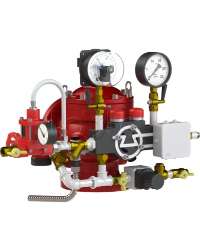 Узел управления спринклерный воздушный с электроклапаном Спецавтоматика УУ-С150/1,6Вз (Э24)-ВФ.О4-01 в Назрани Дополнительное оборудование пожаротушения Pintop.ru