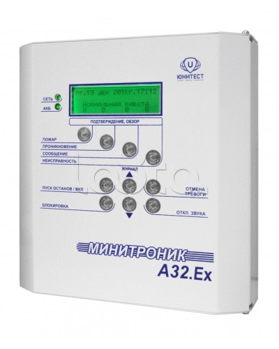 Прибор адресно-аналоговый приемно-контрольный охранно-пожарный и управления взрывозащищенный Юнитест Минитроник А32.Ех в Назрани Системы охраны взрывоопасных объектов Pintop.ru
