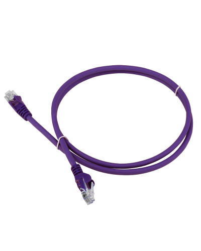 Патч-корд LANMASTER LSZH UTP кат.5e, 0.3 м, фиолетовый LANMASTER LAN-PC45/U5E-0.3-VI в Назрани Патчкорды (медные) Pintop.ru