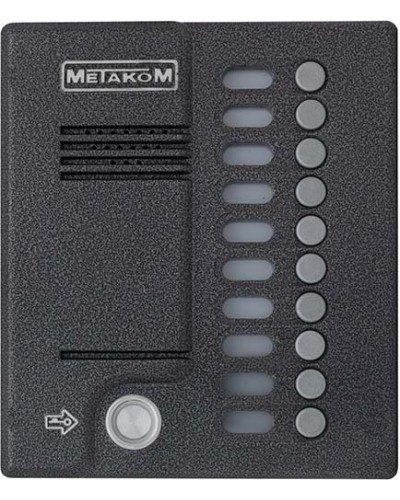 Блок вызова домофона Метаком MК10.2-TM4EN в Назрани Вызывные аудиопанели малоабонентные Pintop.ru