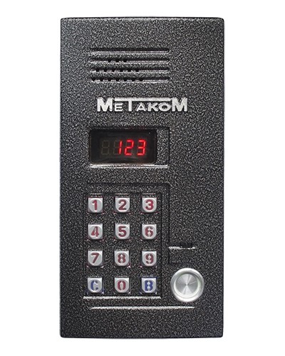Блок вызова домофона Метаком MK2012-TM4E в Назрани Блоки вызова многоабонентные Pintop.ru