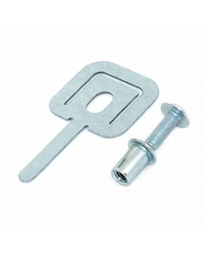 Комплекты для крепления ОКЛ с использованием винта, заклепки и хомута FR ПР-25 (100 шт) Промрукав (PR08.5203) в Назрани Огнестойкие кабельные линии Pintop.ru