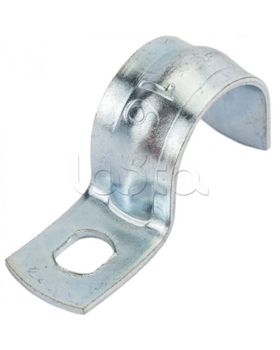 Скоба оцинкованная однолапковая для трубы D16 мм (100 шт/уп) Экопласт 43716 в Назрани Крепежные изделия Pintop.ru