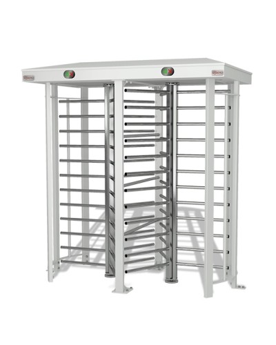 Турникет электромеханический сдвоенный полноростовой гибрид Oxgard Praktika Т-10-G Doublе Pass (ВЗР 2332-04) в Назрани Турникеты Pintop.ru