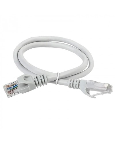 ITK Коммутационный шнур (патч-корд) кат.5Е UTP 1м серый (PC01-C5EU-1M) в Назрани Патчкорды (медные) Pintop.ru