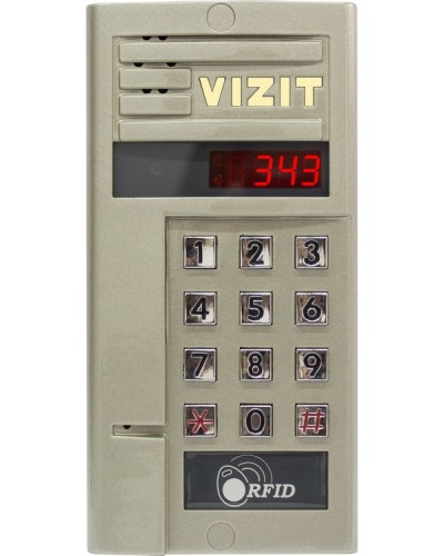 Блок вызова для совместной работы с БУД-302 VIZIT БВД-343F в Назрани Блоки вызова многоабонентные Pintop.ru