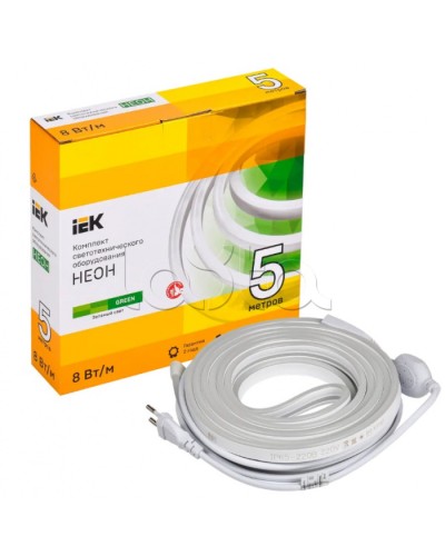 Комплект DIY (2835G120-8-IP65-220В 5м + др.) IEK (LSR5-G-120-65-2-05-S0) в Назрани Источники света(Лампы) Pintop.ru