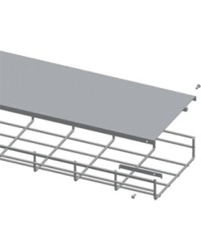 Крышка для лотка шириной 200мм, 1м. LANMASTER LAN-MT-AB200-EZ в Назрани Аксессуары для лотков Pintop.ru