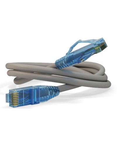Патч-корд U/UTP Hyperline PC-LPM-UTP-RJ45-RJ45-C6-0.3M-LSZH-GY в Назрани Патчкорды (медные) Pintop.ru