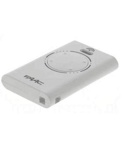 Брелок-передатчик 4-канальный Faac 787010 (белый) в Назрани Устройства радиоуправления для шлагбаумов и автоматики Pintop.ru