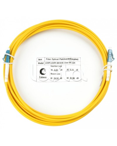 Шнур оптический simplex LC-LC 9/125 sm 7м LSZH Cabeus FOP(s)-9-LC-LC-7m в Назрани Патч-корды оптические Pintop.ru