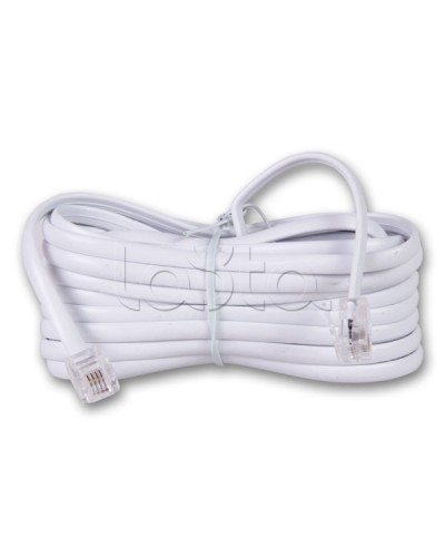 Удлинитель телефонный 25 м белый (10шт/уп) REXANT 18-3251 в Назрани Патч-корды и пигтейлы Pintop.ru