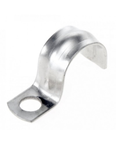 Скоба металлическая однолапковая СМО 25-26 отв. d 6,5 мм (100 шт/уп) Промрукав (PR08.4860) в Назрани Держатели, клипсы, скобы Pintop.ru