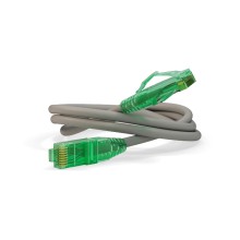 Патч-корд U/UTP Hyperline PC-LPM-UTP-RJ45-RJ45-C6a-1.5M-LSZH-GY