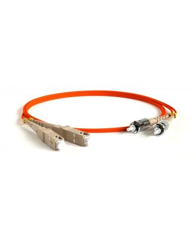 Патч-корд волоконно-оптический Hyperline FC-D2-50-FC/PR-ST/PR-H-20M-LSZH-OR в Назрани Патч-корды оптические Pintop.ru
