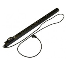 Блок розеток Hyperline (SHE-12SH-4IEC-BF-2.5EU)