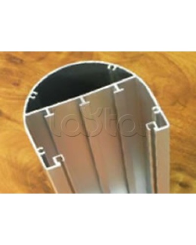 Колонна алюминевая под суппорт (односторонняя) 660мм Экопласт 70166 в Назрани Системы лючков и колонн Pintop.ru