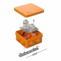 Коробка огнестойкая для о/п 40-0210-FR2.5-4-П Е15-Е120 с термопредохранителем 80х80х40 Промрукав