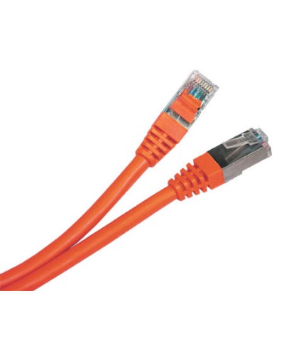 Патч-корд экранированный Hyperline PC-LPM-STP-RJ45-RJ45-C5e-0.5M-LSZH-OR в Назрани Патчкорды (медные) Pintop.ru