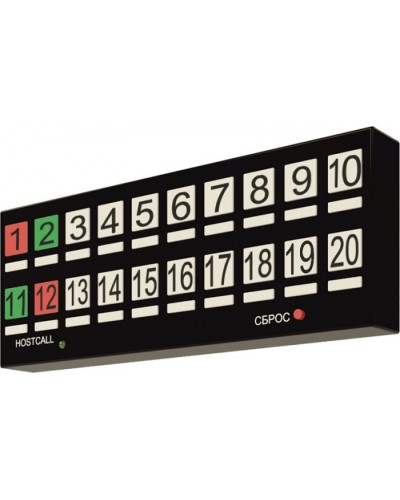 Табло отображения Hostcall MP-730W2 в Назрани Система оповещения и трансляции Hostcall Pintop.ru