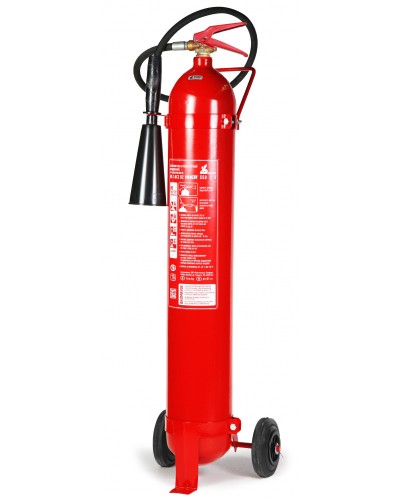 Огнетушитель углекислотный ПОЖТЕХНИКА ОУ-7 ИНЕЙ РФ на шасси (70В, С, Е, до 10 000V) баллон по ГОСТ 949 в Назрани Огнетушители Pintop.ru