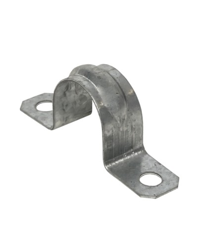 Скоба металлическая двухлапковая d21-22 мм (10 шт) EKF PROxima (sm-2-21-22-r) в Назрани Держатели, клипсы, скобы Pintop.ru