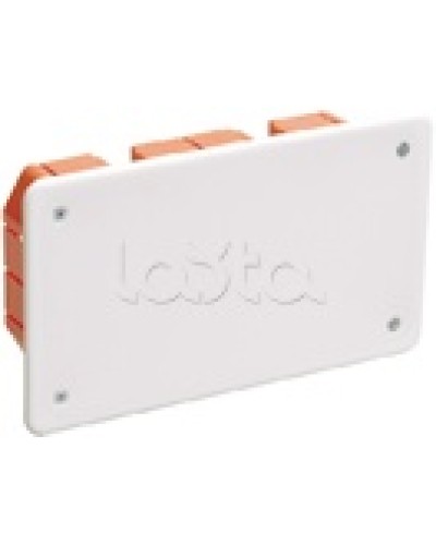 Коробка КМ41006 распаячная для твердых стен (с саморезами, с крышкой) IEK UKT11-172-096-045 в Назрани Распределительные коробки Pintop.ru