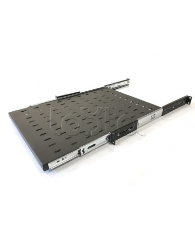 Полка выдвижная Hyperline (TSS3-800-RAL9004) в Назрани Полки для шкафов и стоек Pintop.ru