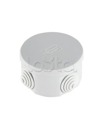 Экопласт JBR065 Коробка распред. о/п, D=65х35мм 4 вых., IP44 белый в Назрани Распределительные коробки Pintop.ru