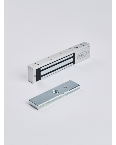 R-Lock RL-EM180-L0S - Электромагнитный замкок, 180кг, DC12/24B, цвет серебристый сатинированный алюминий RAL 7047 в Назрани Электромагнитные замки Pintop.ru