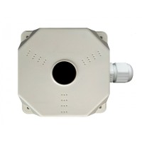 Монтажная коробка Магнито-контакт"МК+Видео" Белая с гермовводом