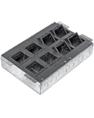 Люк в пол на 8 модулей с суппортом и коробкой Экопласт 70083 в Назрани Системы лючков и колонн Pintop.ru