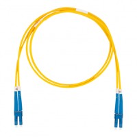 Шнур оптический коммутационный (патч-корд), LC-LC, дуплекс (duplex) OS2, нг(А)-HF, желтый, 1,0 м Datarex DR-220041