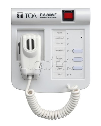 Панель микрофонная пожарная для серии VM-3000 в Назрани Системы оповещения и трансляции TOA Pintop.ru