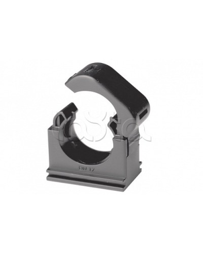 Держатель с крышкой DN 7 мм, полиамид, цвет чёрный DKC PASW07N в Назрани Крепежные изделия Pintop.ru