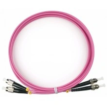 Шнур оптический duplex FC-ST 50/125 mm OM4 2м LSZH Cabeus FOP-50-OM4-FC-ST-2m