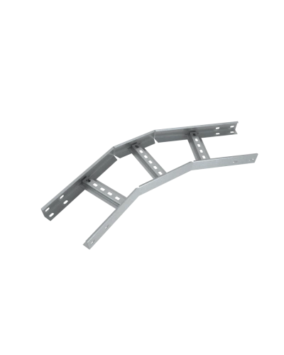 Угол лестничный горизонтальный 45 гр. 80х400х1,2 мм Быстрый монтаж HD85 КМ-профиль (LGLS45-80-400-1.2 HD85) в Назрани Аксессуары для лотков Pintop.ru